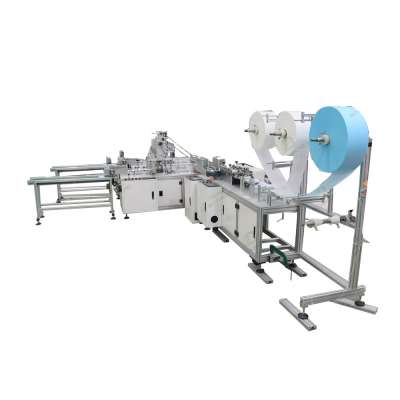 Protective ffp non woven 3 ply manufacturing surgical medical disposable full automatic n95 mouth face mask making machine line