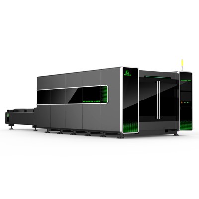 Exchange work table fiber laser cutting machine 500w for metal cutting hsg laser fiber laser 1000w